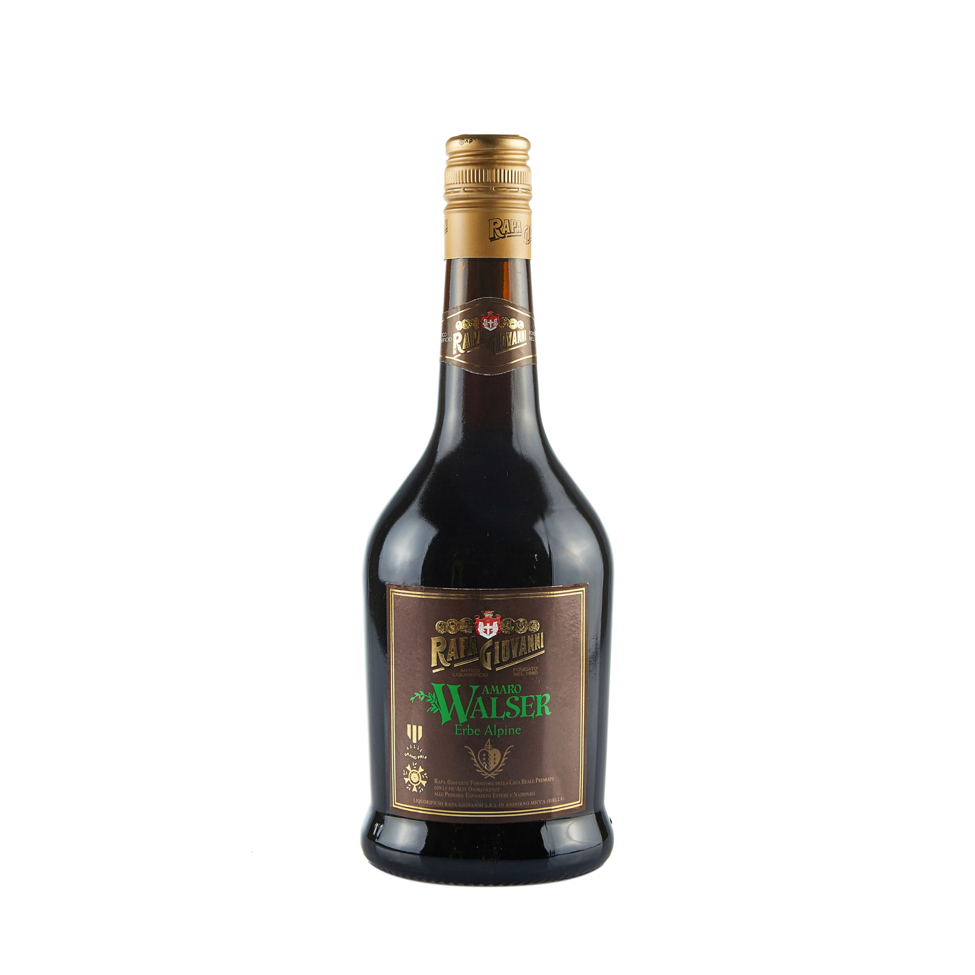 Amaro Walser Erbe Alpine liquirificio Rapa Giovanni